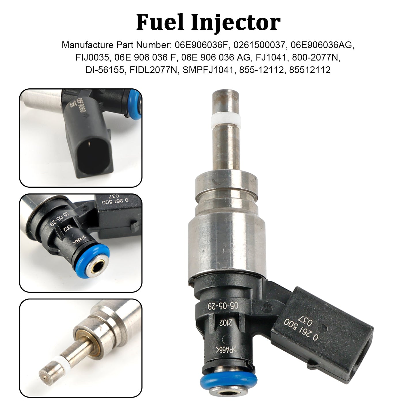 2010-2011 AUDI A6 3.2L Fuel Injector 06E906036F 0261500037