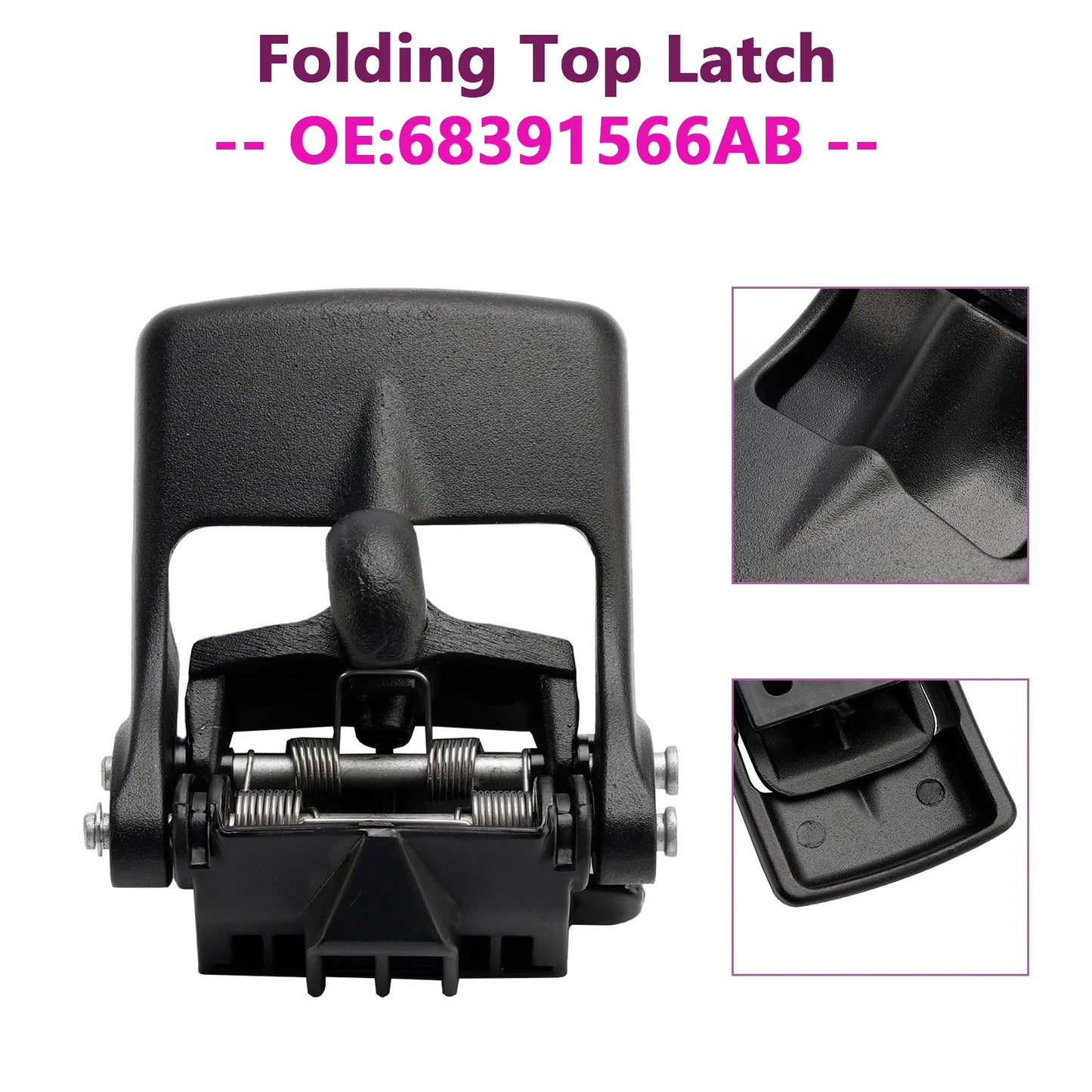 2018-2024 Jeep Wrangler JL Folding Top Latch 68391566AB