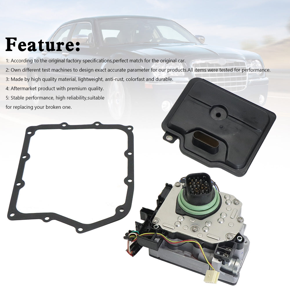 2007-2018 DODGE CARAVAN, GRAND CARAVAN 6 SP FWD 2.8L V6 3.3L 3.6L 3.8L 4.0L 62TE Transmission Solenoid Block Filter Kit 68376696AA