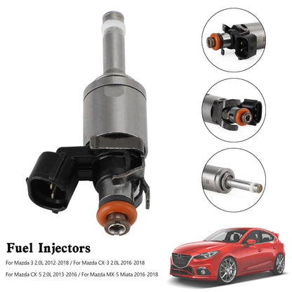 2016-2018 Mazda CX-3 2.0L Fuel Injector PE01-13-250C PE01-13-250B