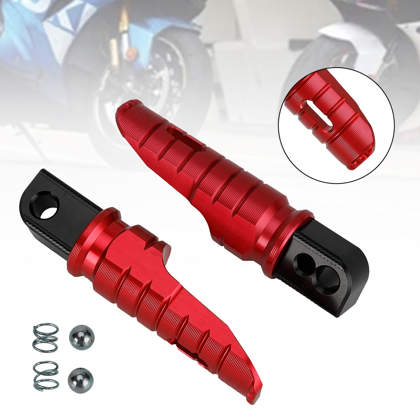 Rear Footrests Foot Peg fit for SUZUKI GSX-S125/150 GSX-R125/150 GW250 2018-2022