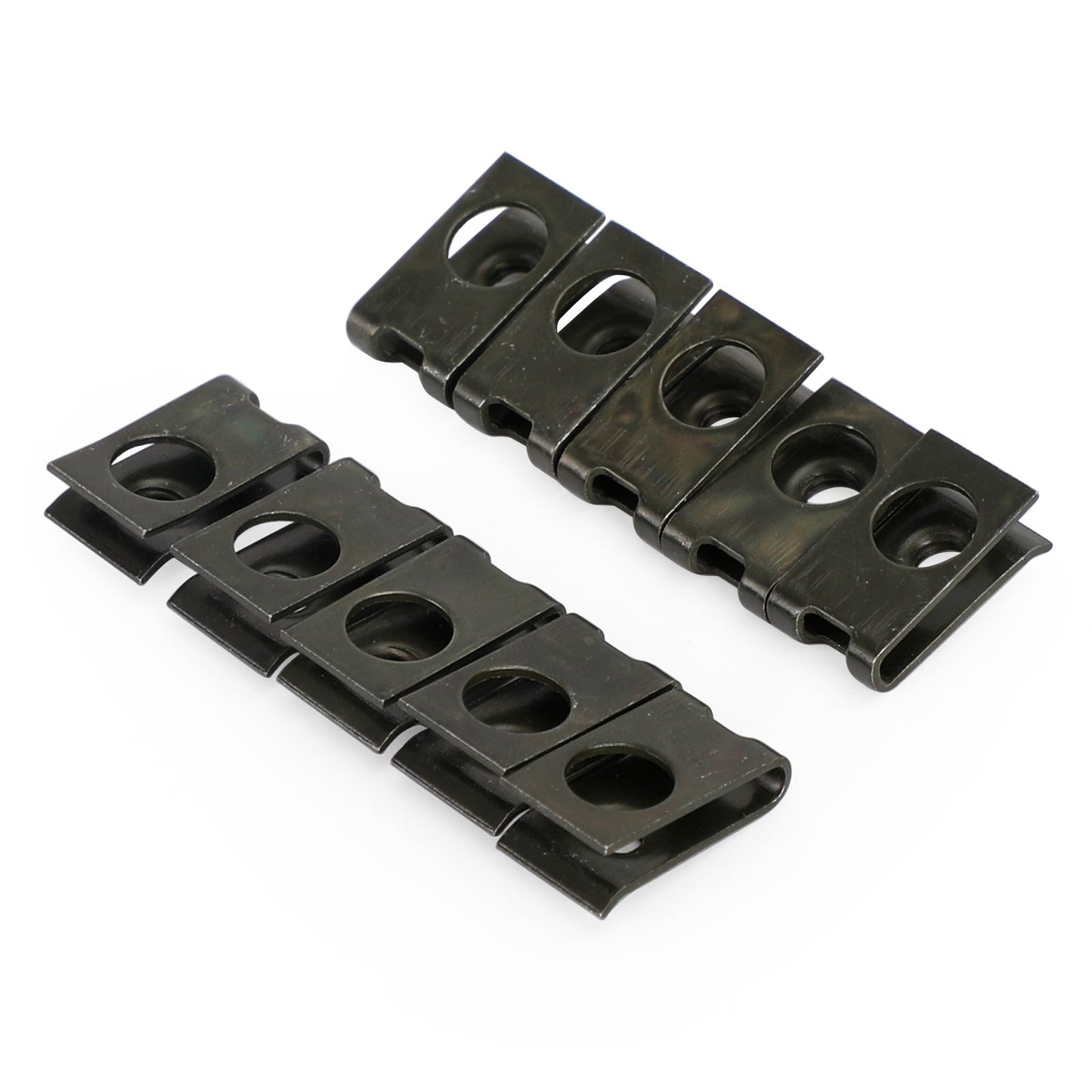 M5 5MM THREAD ZINC PLATED SPRING SPIRE C CLIPS U NUTS SPEEDCLIPS CHIMNEY QTY 10