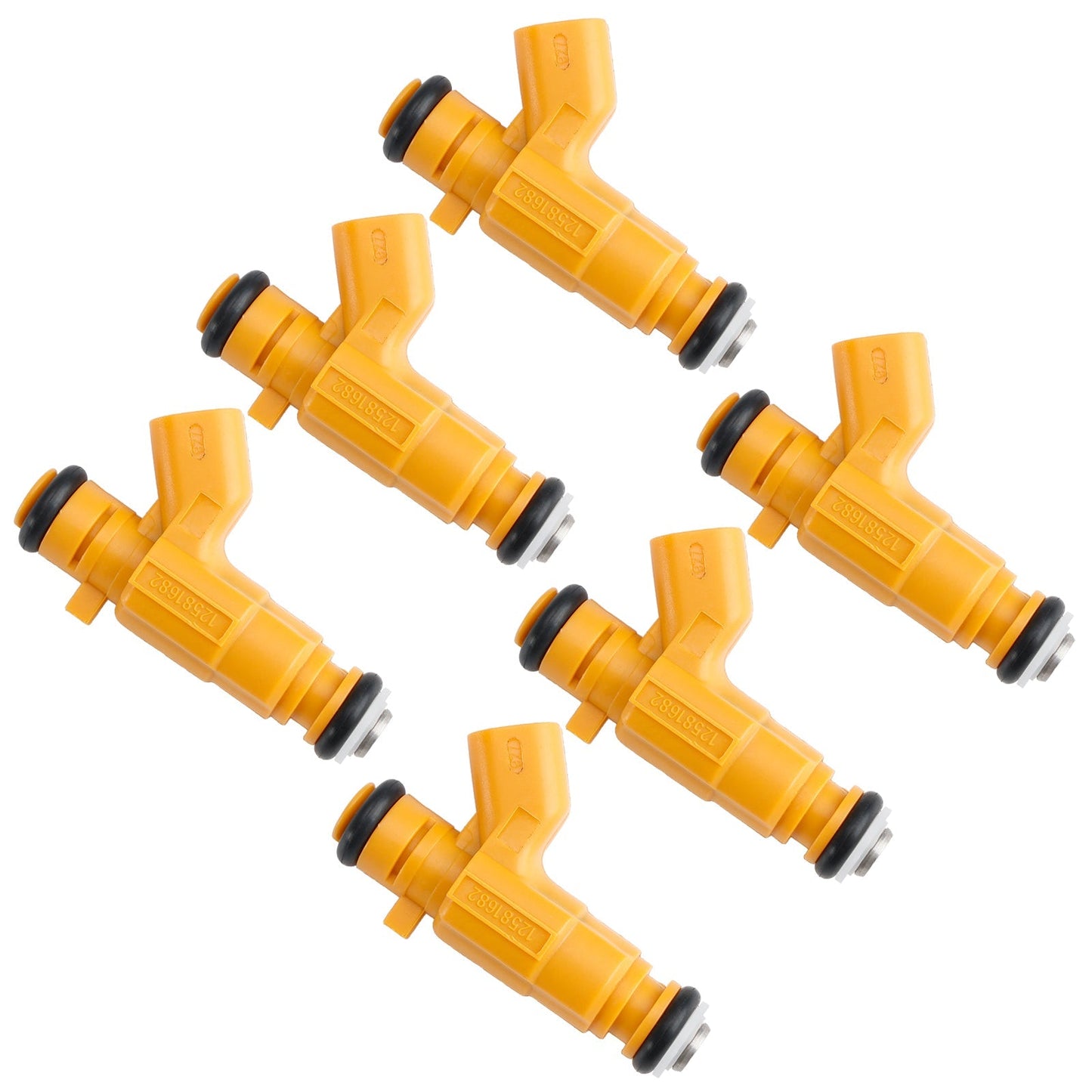 2005 Opel Vectra OPC 6Pcs Fuel Injector 0280156129 12581682