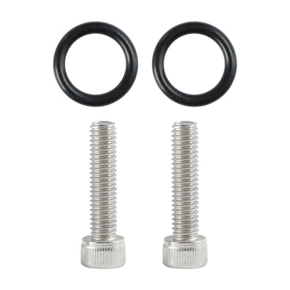 2 Pack Oil Cooler Adapter -6AN ORB Oring In/Out Port Plate LS1 LSX LS3 LS LS2 LS3 551600