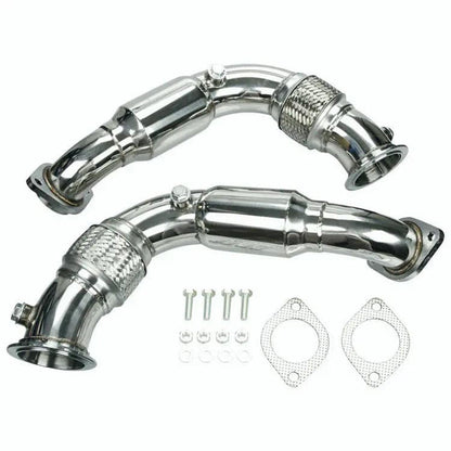 2011-2012 BMW Alpina B7, xDrive, B7L, B7L xDrive Exhaust Downpipe Twin Turbo