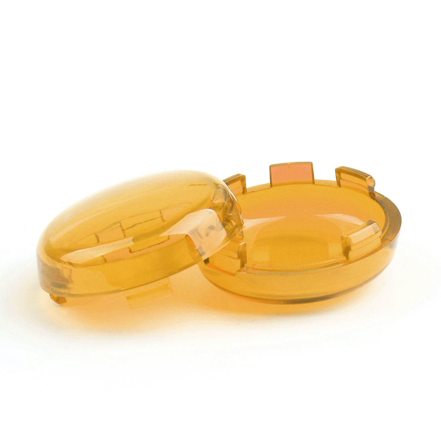 Plastic Turn Signal Light Lens For Cover For Harley Electra Glide Heritage Softail Champoo