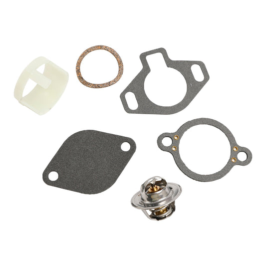 1987-1997 Mercruiser 350 MAG Serial Range: 0B525982-0F600999 Thermostat Kit 160??With Plastic Sleeve 807252Q5 807252T10