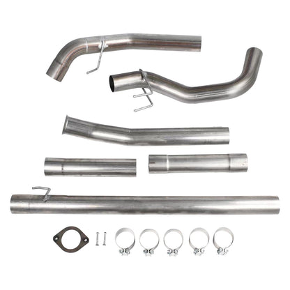 2011-2019 Ford 6.7 Powerstroke 4" DPF Delete Race Pipe Downpipe-Back Cab&Chassis