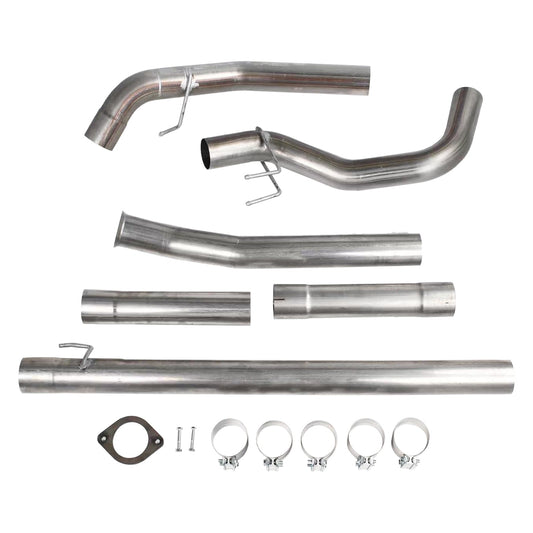 4" DPF Delete Race Pipe Downpipe-Back Cab&Chassis for Ford 6.7 Powerstroke 2011-2019