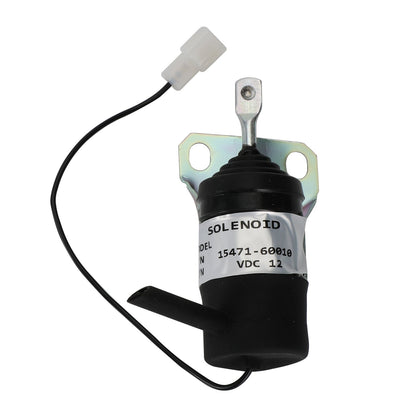 Kubota 052600-1001 052600-1000 15471-60010 Fuel Shut Off Solenoid 12V Fits