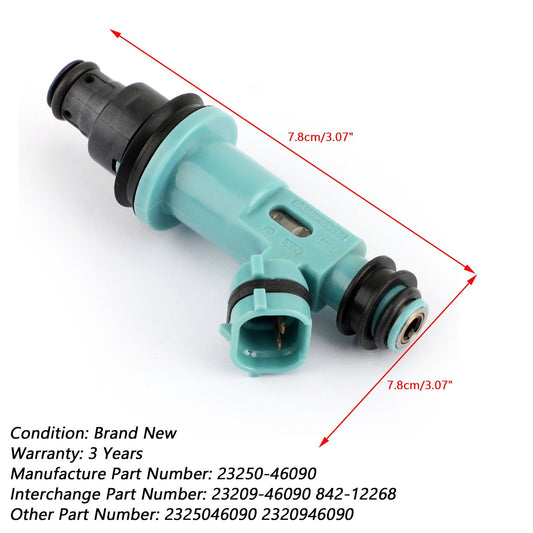 842-12268 23209-46090 2320946090 2325046090 1x Fuel Injector 23250-46090 Toyota Supra Lexus GS300 SC300 IS300 3.0L