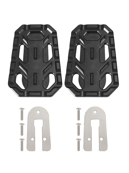 Cnc Foot Pegs Footrests Covers Driver Pedal Fit For TR Scrambler 1200 Tiger Silver