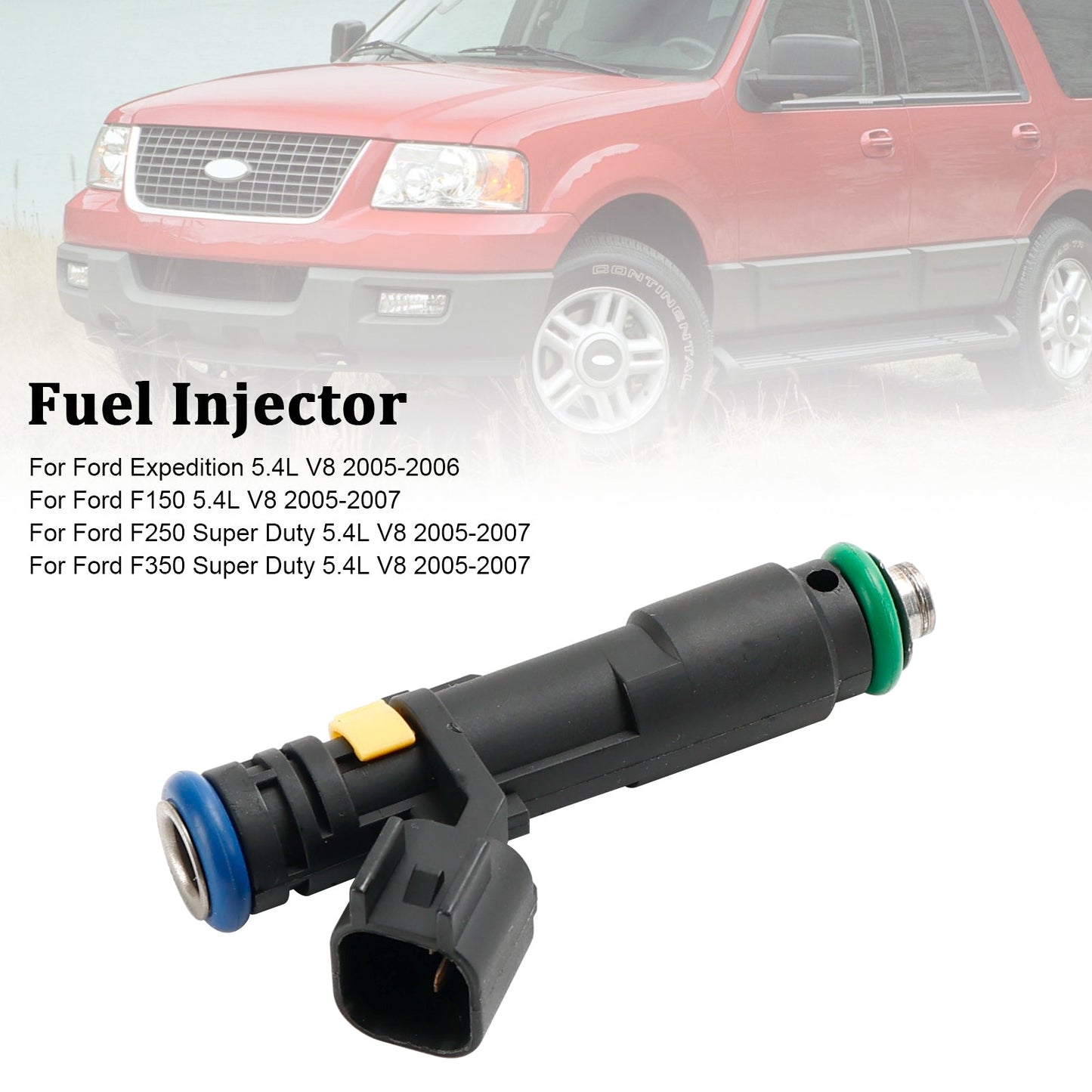 2006-2007 Lincoln Mark LT 5.4L V8 Fuel Injector FJ817 5C3Z9F593DA 8S4Z9F593A