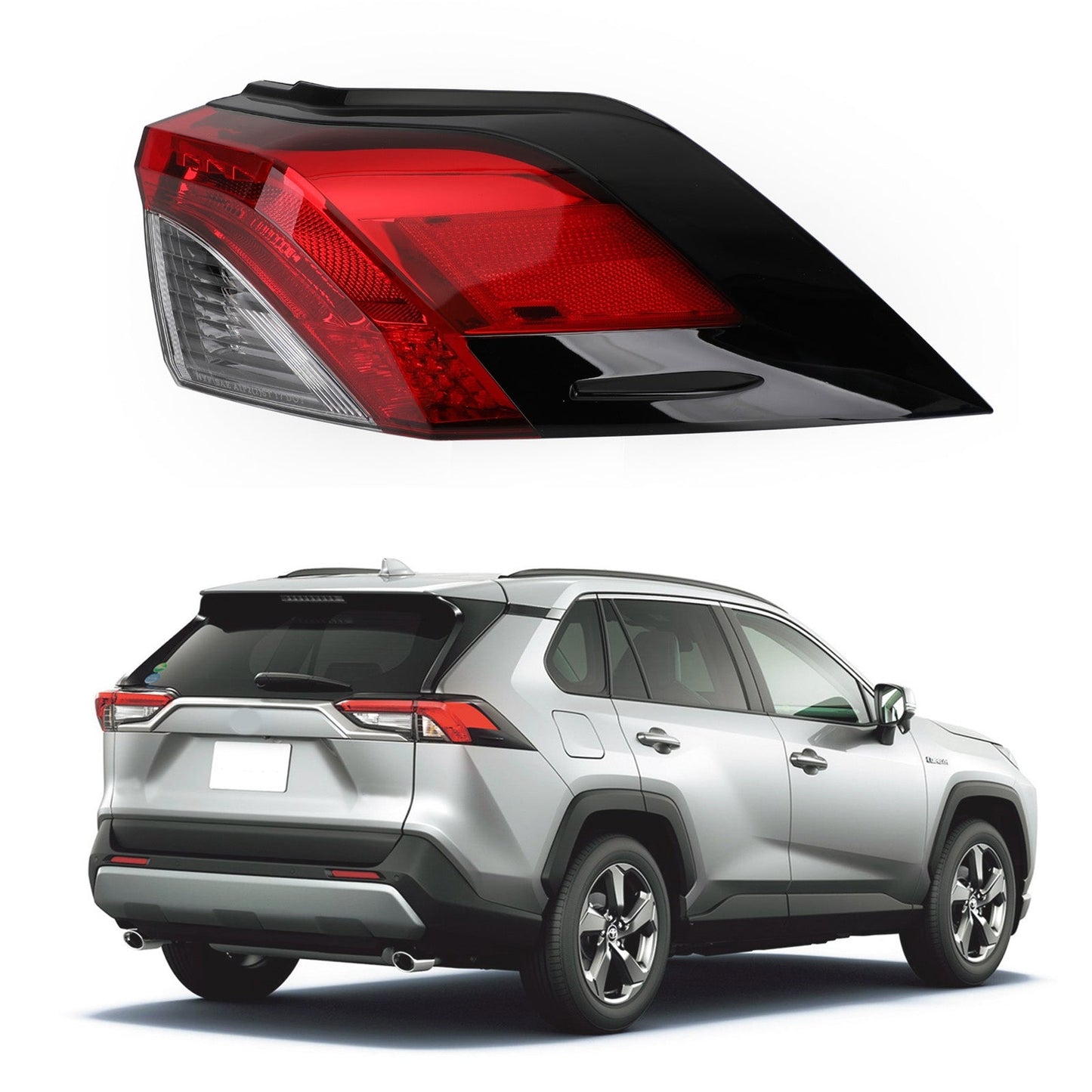 2019-2021 Toyota RAV4 L+R Side Tail Light Rear Lamp Outer 81560/81550-0R090