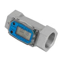 1Inch Turbine Digital Diesel Fuel Flow Meter Oval Gear Flow Gauge BSPT/NPT, 1.5 Inch