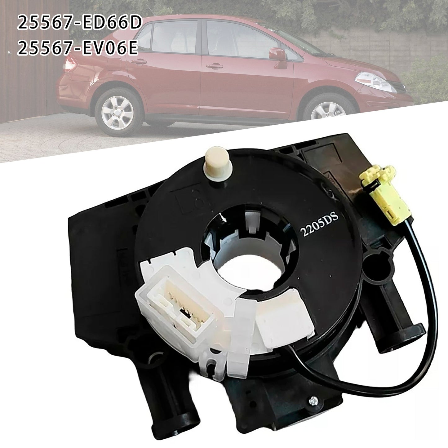 2007-2014 Nissan X-Trail Spiral Cable Clock Spring 25567-EV06E 25567-ED66D