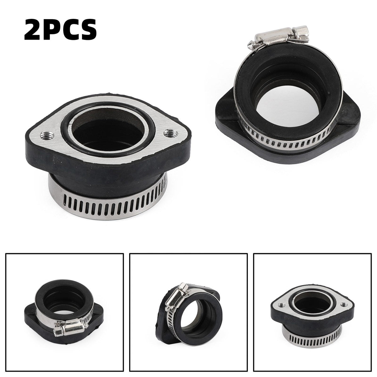 110 125 140 150 160cc Engine 2PCS 28mm INTAKE CARB BOOT FLANGE MANIFOLD INTAKE