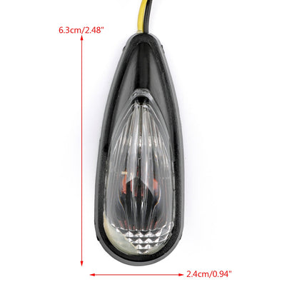 Turn Signals For Kawasaki Ninja 250 500 ZX6 ZX9 Honda CBR 600 1000 RR Champoo