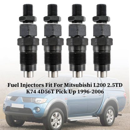 4PCS Fuel Injectors MD196607 105148-1311 Fit Mitsubishi L200 L400 Pick Up Diesel