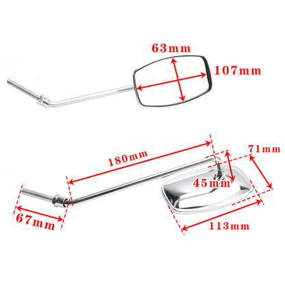 Honda C65 C50 C70 C90 CM90 CM91 Mirror Set