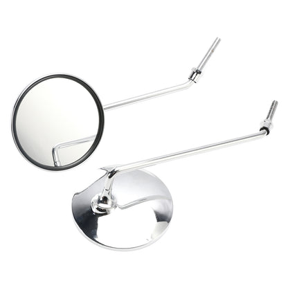 Honda C50 C65 C70 C90 C50M C65M C70M CT70 S90 CL90 CM91 CM90 CB100 CL100 CB125S Pair Mirror Set 8mm