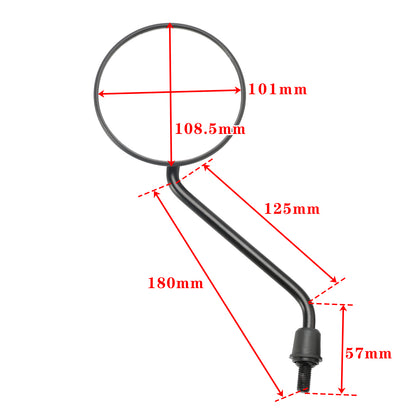 Rear View Mirrors Set 10mm For Honda MB5 XL80 S XL100 S CT110 TLR200 XR250 L