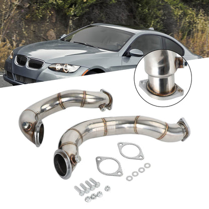 2011-13 BMW E92 335is 3 inch Stainless Steel Exhaust Downpipe Pipes compatible