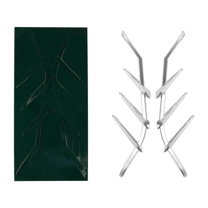 Chrome Mid-Frame Air Deflectors Trims For Road Street Electra Glide 2009-2023