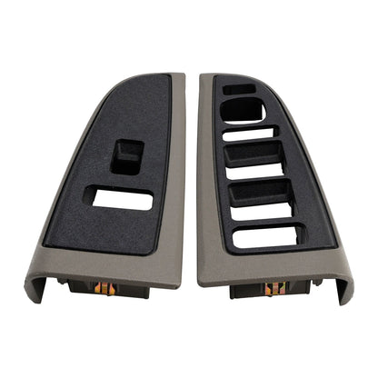 2003-2007 GMC Sierra 1500 2500 3500 Front Tan Window Switch Trim Bezel 89045119 89045129