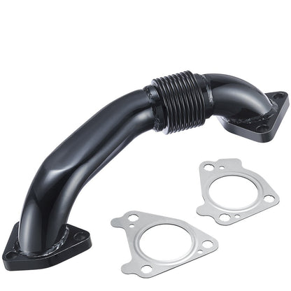 2001-2016 GM 6.6L Duramax Diesel Duramax Passenger Side Exhaust Up-Pipe w/ Gaskets