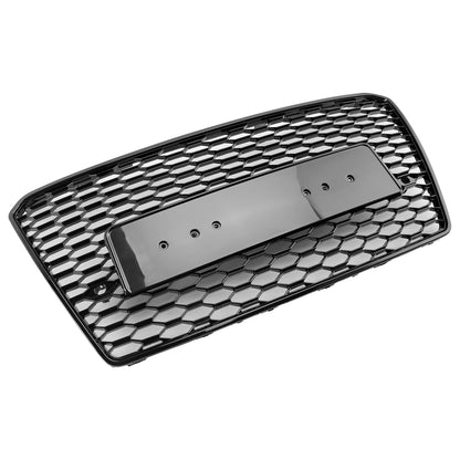RS7 Style Honeycomb Sport Mesh Hex Grill Grille Fit Audi A7/S7 2010-2015 Black
