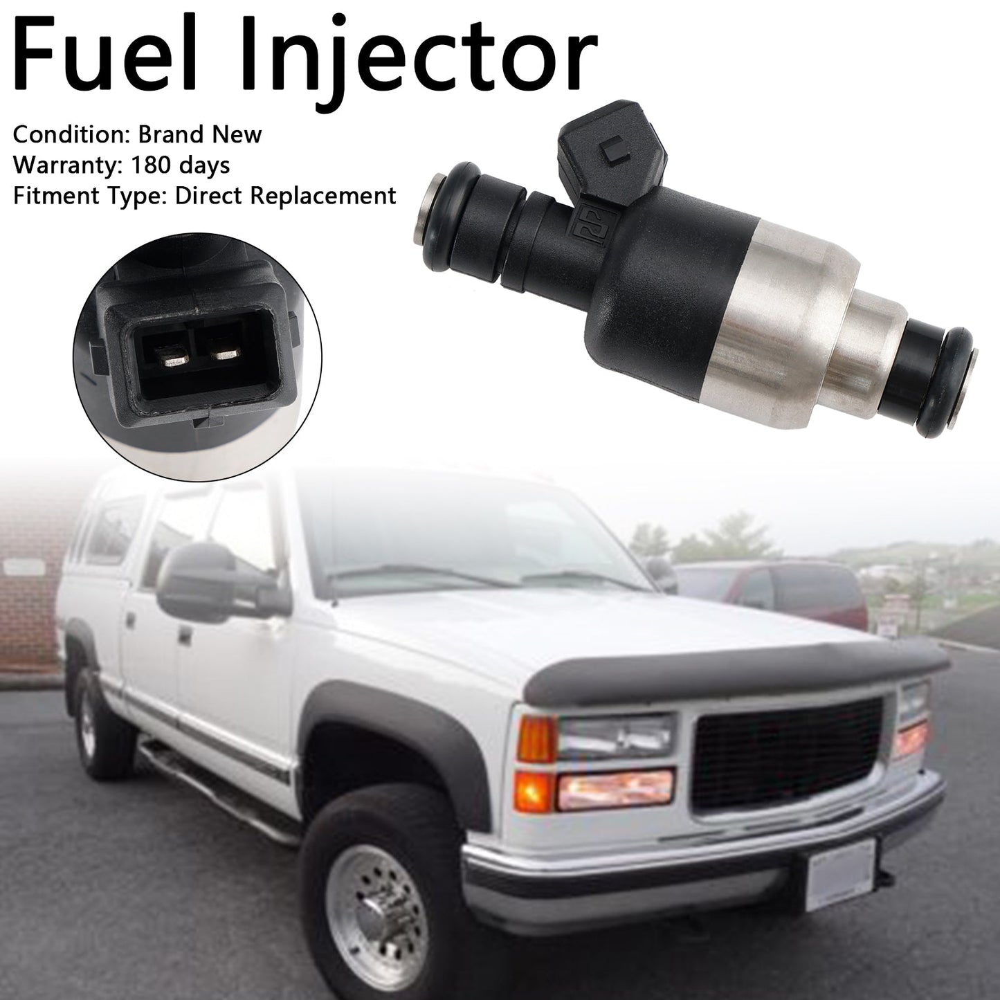 1996-1999 Chevrolet P30 GMC P3500 1Pcs Fuel Injector 17109596 83211150