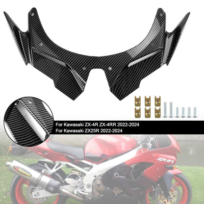 Front Fairing Wing Beak Shell Cover For Kawasaki ZX4R ZX4RR ZX25R 22-24