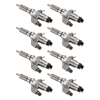 2001-2004.5 GMC Sierra 2500HD 3500HD 6.6L LB7 Duramax Diesel 8PCS Fuel Injectors 0445120008 0986435502 97208074