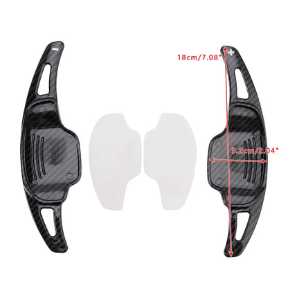 2012-2015 Chevrolet Camaro Carbon Look Steering Wheel Paddle Shifter Extension Covers