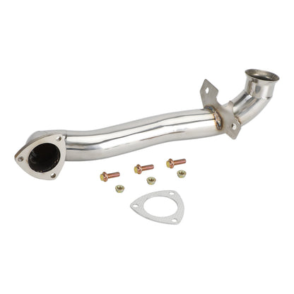 Downpipe Exhaust for 2007-2016 Mini Cooper R55-R61 1.6 Turbo 2.5 inch with 2 O2 sensor bungs Champoo