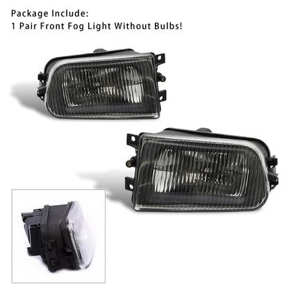 1998-2002 BMW Z3 Pair Front Bumper Fog Light Lamps Without Bulbs 63178360575 63178381977
