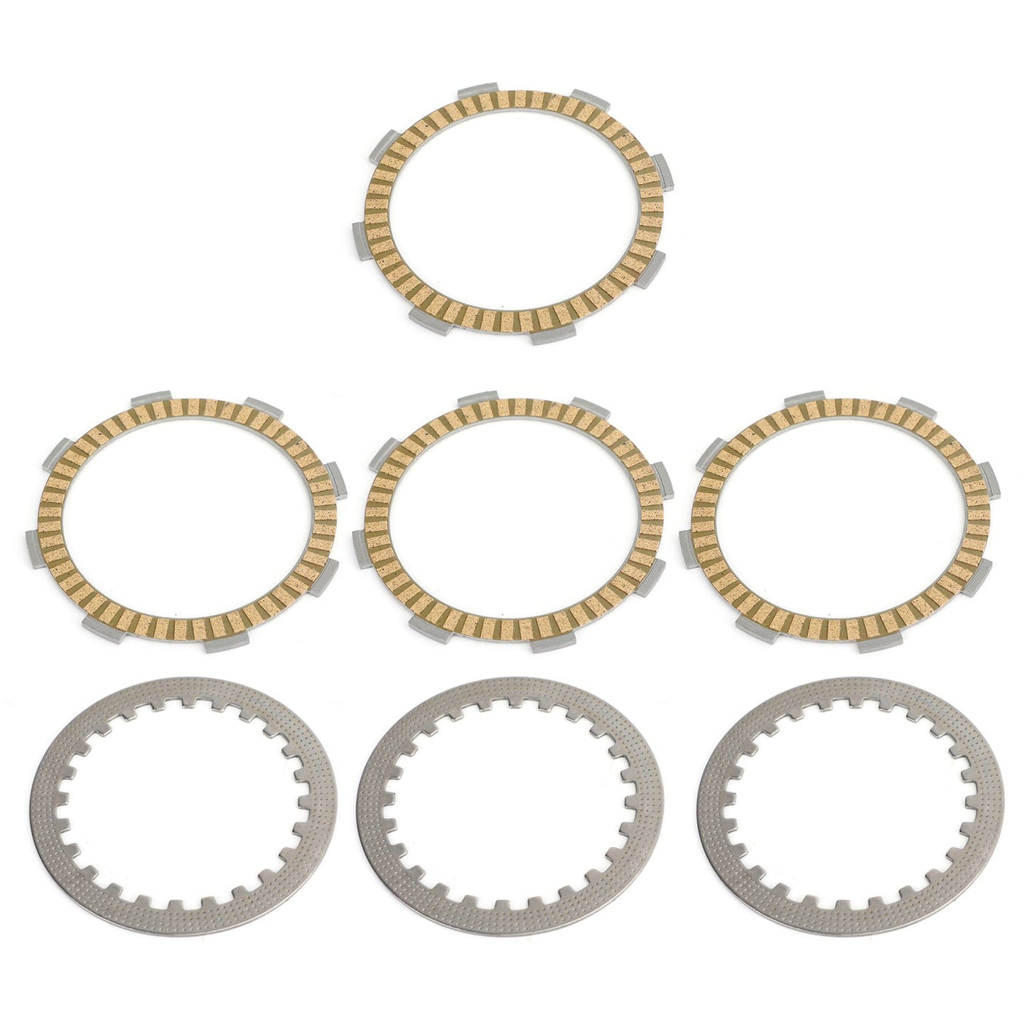 Clutch Kit Steel & Friction Plates for Yamaha YFM125R RAPTOR 125 YBR125 05-2016