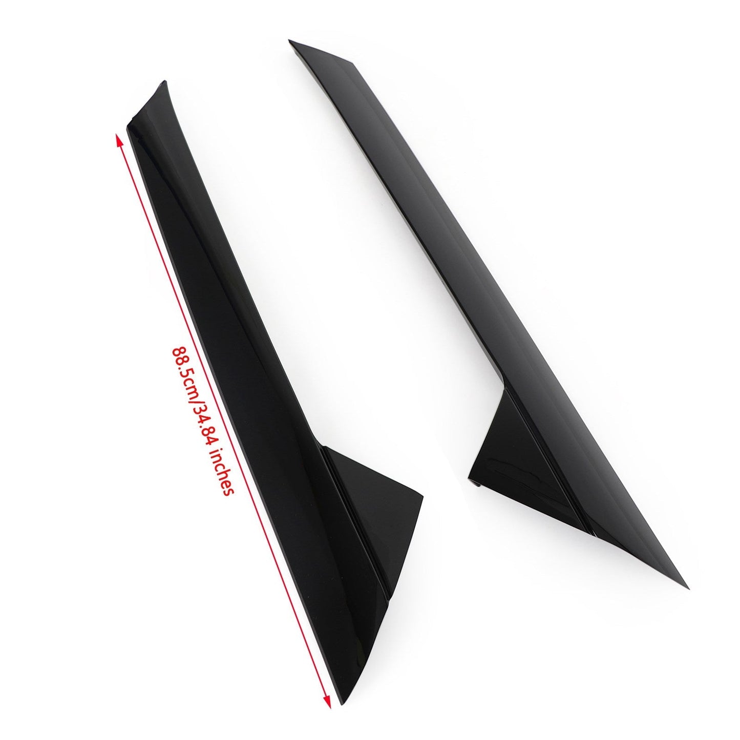 2011-19 Ford Explorer Left+Right Pair Side Windshield Outer Trim Molding BB5Z-7803144-AA