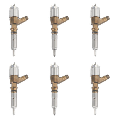 CAT 320D 312D 313D 321D 323D Excavator 6PCS Fuel Injectors 3264700 10R-7675