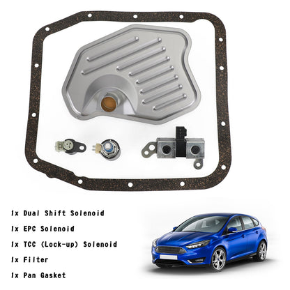 Ford 4R70W 4R75W 14-Bolt Pan Models 2005-2008 Transmission Solenoid Service Set Shift EPC TCC