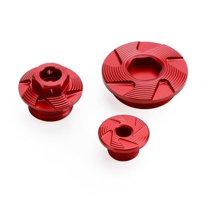 Crankcase Cover Oil Filler Plug Kit For Honda CRF450R CRF450X 2005-2016