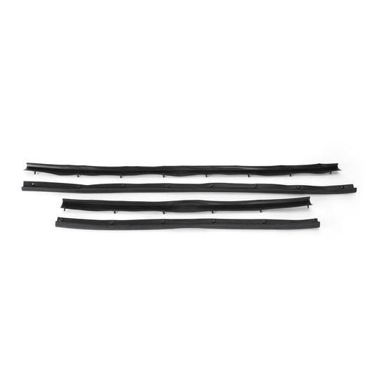 99-16 Ford F250 F350 Crew Cab Front+Rear Lower Door Weather Strip Seal Trim