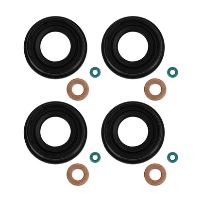 4PCS 1372494 71794621 Injector Seals Fit Ford Transit MK3 MK6 MK7 2.0 2.2 2.4 TDCI TDDI