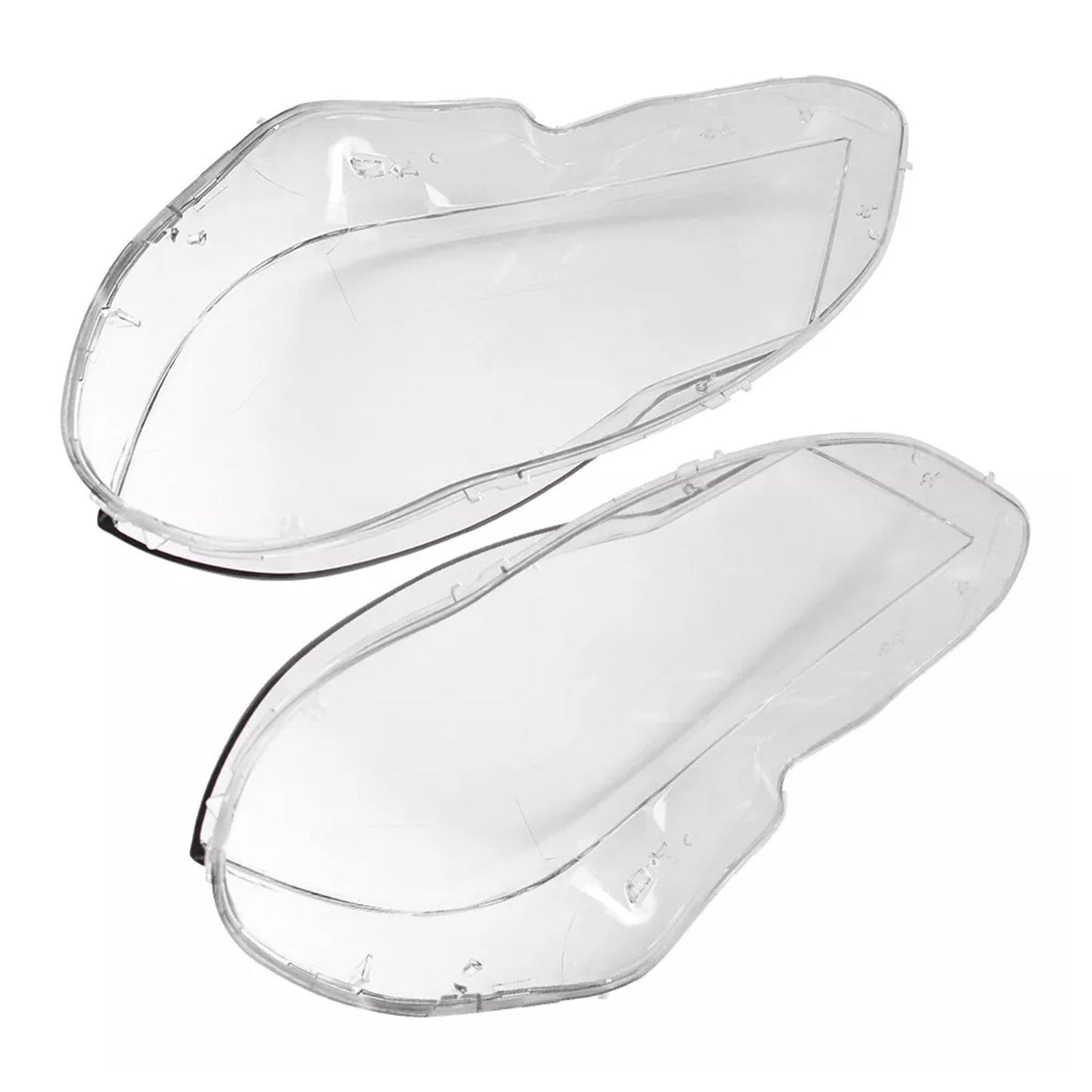 2011-2015 Mercedes Benz C Class W204 2PCS Front Headlight Lens Cover Lampshade A2048203539 A2048203639