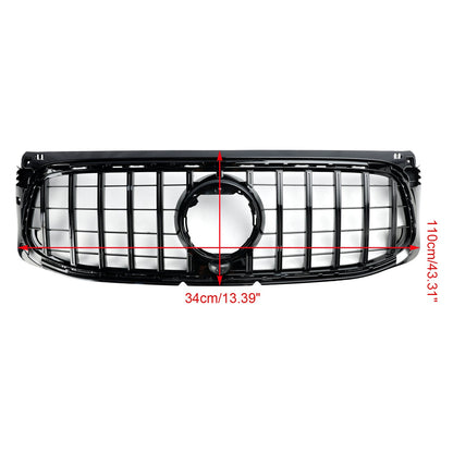 Mercedes 2020-2023 Benz GLB X247 AMG-Line Gloss Black Front Bumper Grill