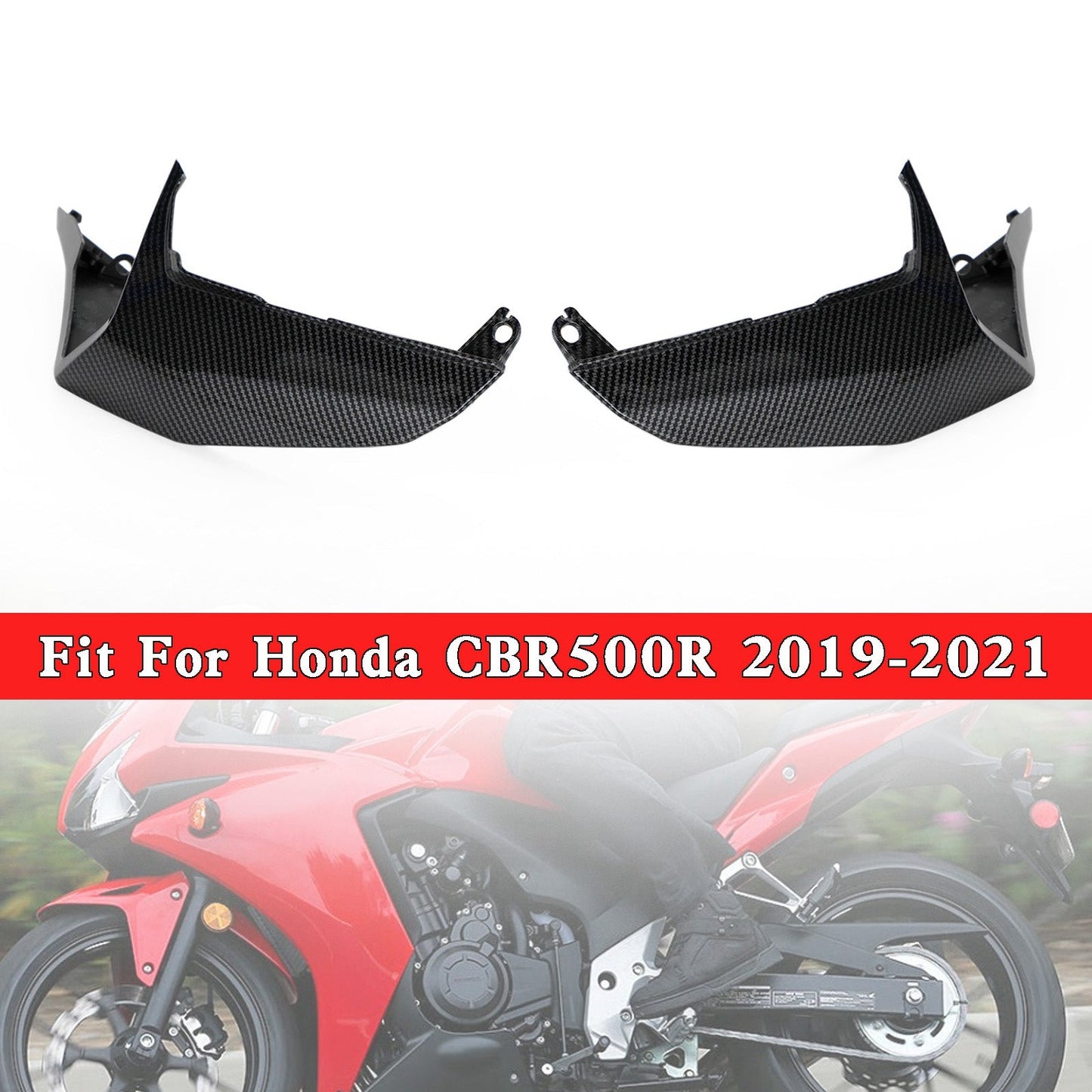 Rear Upper Tail Side Cover Fairing Cowl For Honda CBR500R 2019-2021