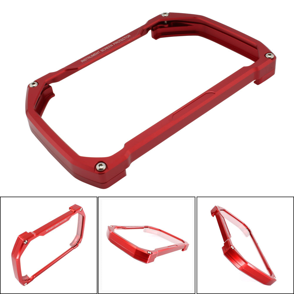 Alu Speedometer Protector Cover Black Fit For BMW R1200 Gs 18-20 R1250 Gs 19-20 Red