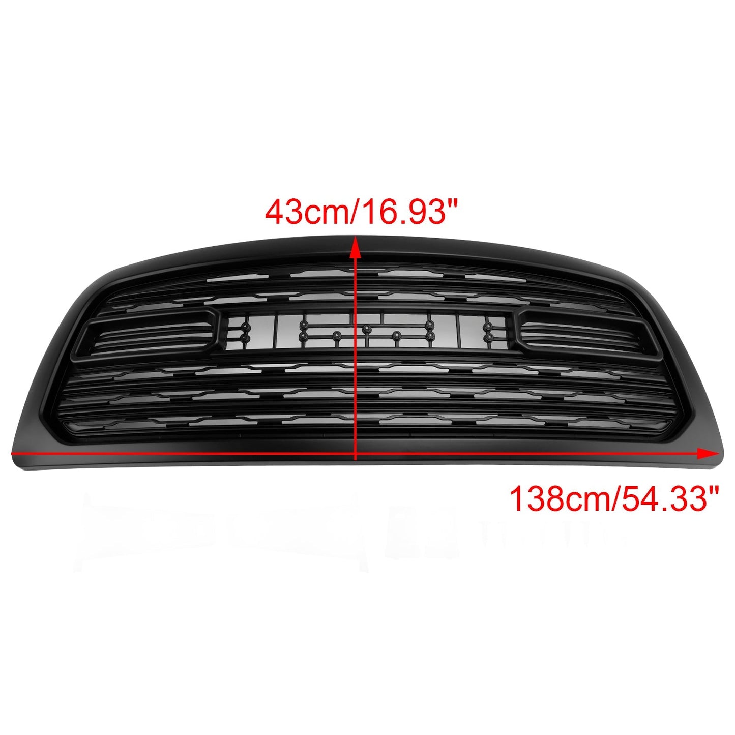 Dodge Ram 1500 2009-2012 LTD Style Front Bumper Grill Grille W/ Led Light