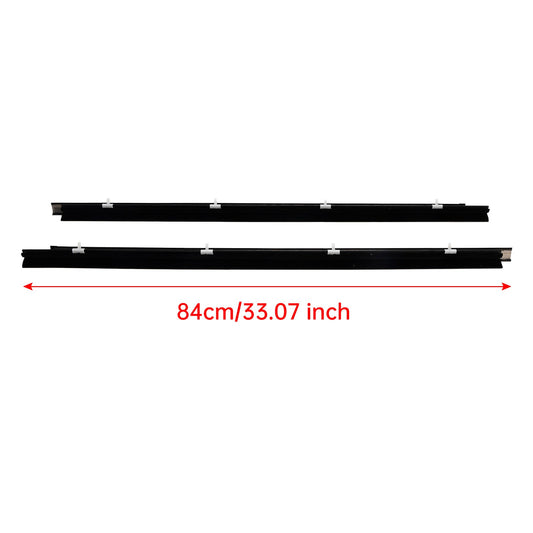 1995-2004 Toyota Tacoma 2pcs Front Door Window Belt Weatherstrip WP685VZ